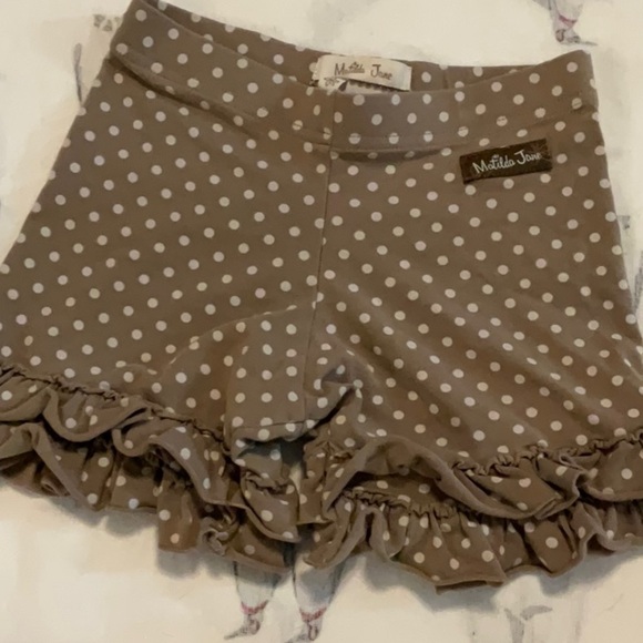 Matilda Jane Polka Dot Ruffle Shorts - Picture 1 of 5
